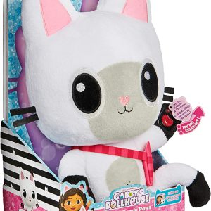 Gabby's Dollhouse, Peluche Pandy Panda  33 cm con Funzioni, Luci, Musica, 10 Suoni e Frasi, 6061679 Spin Master