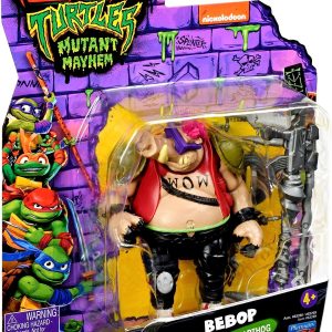 Turtles Movie -Turtles Mutant Mayhem - Bebop personaggio base 12 cm, Giochi Preziosi TU805100