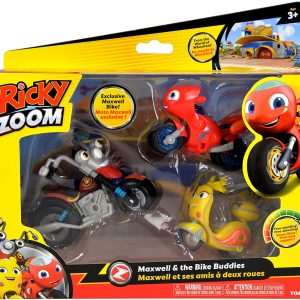 Nuovo Ricky Zoom -  in blister con personaggi Scootio - Maxwell - Ricky Zoom lungh e circa 9 cm cod rcy 02000