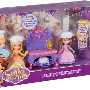 Disney Small Doll Sofia baking fun con i suoi fratelli Amber e James BDK49 - 50  di Mattel