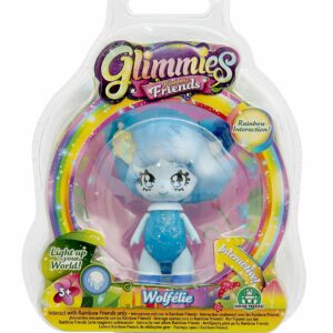 Giochi Preziosi - Glimmies Rainbow Friends Blister Singolo, Wolfélie