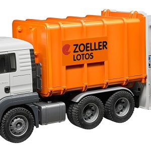 Man TGS Camion Trasporto Rifiuti arancio caricamento posteriore Bruder 03762