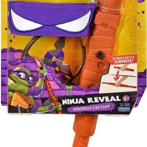 Ninja Reveal Roleplay, arma Bastone da combattimento di Donatello, Giochi Preziosi TU806000