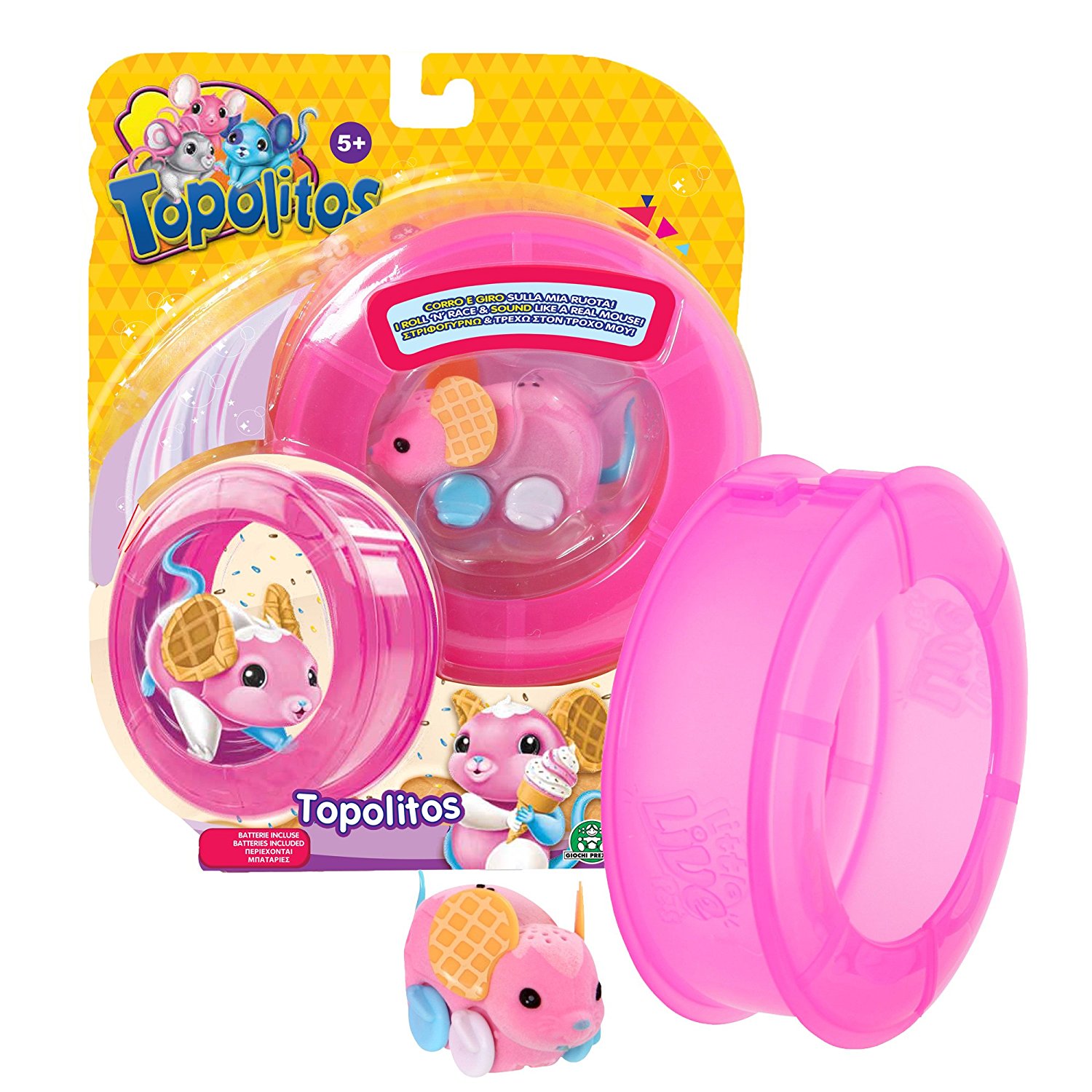 Little Live Pets Topolitos Rosa E Ruota Topolino Waffle