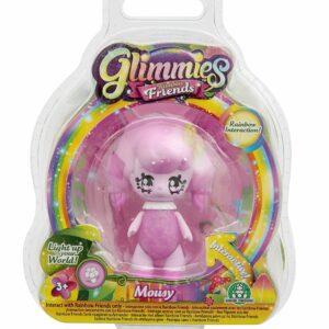 Giochi Preziosi - Glimmies Rainbow Friends Blister Singolo, Mousy