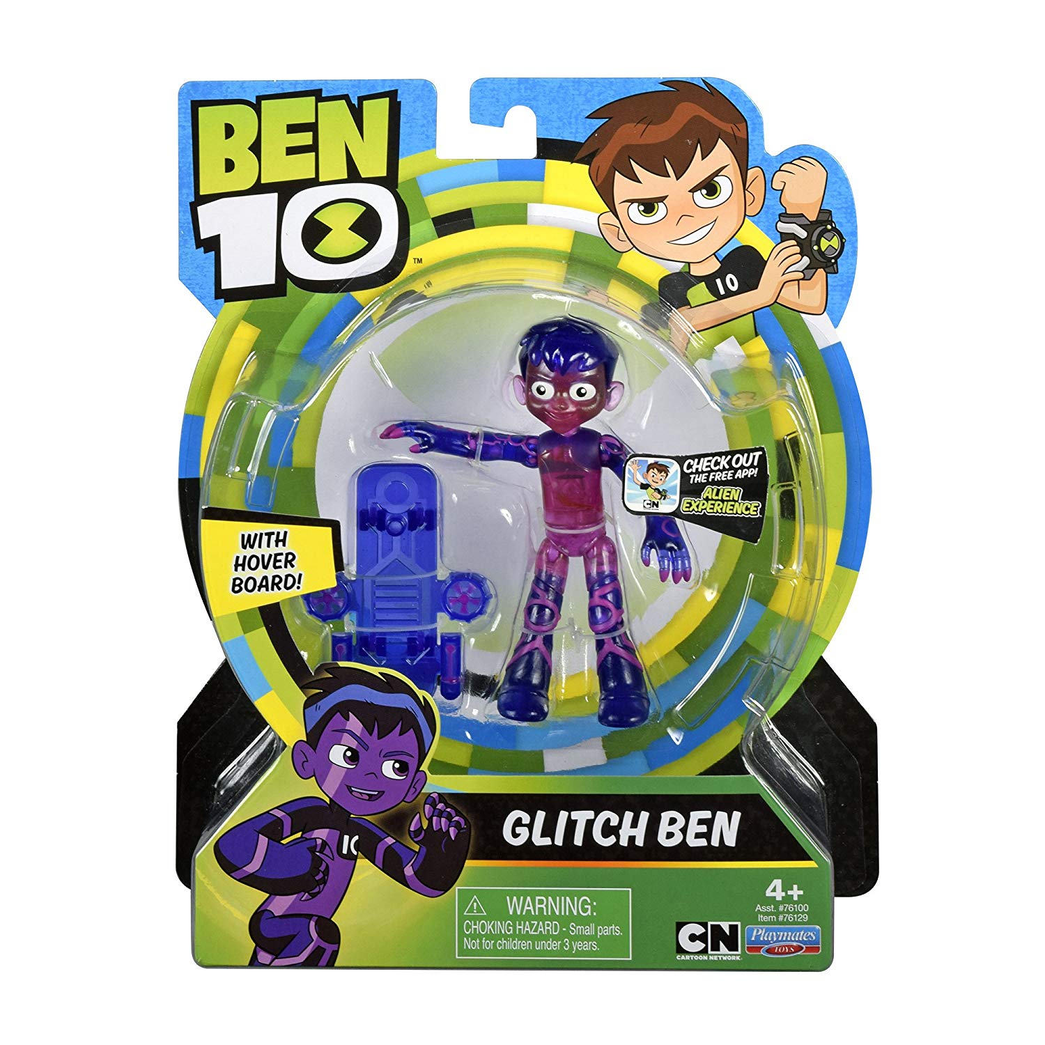 Ben 10 - Glitch Ben figura base articolata di Giochi Preziosi