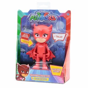 Super Pigiamini Pj Masks Personaggio Parlante 15 cm, Gufetta di Giochi Preziosi PJM04001