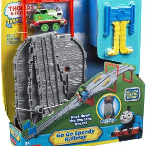 Trenino Thomas Go Go Speedy Switch Track + Percy,  Mattel Y2891-Y2890