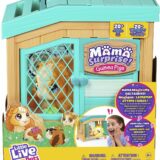Little Live Pets - Mama Surprise, Mommy To Be, Porcellino d’India interattivo con i suoi cuccioli, Giochi Preziosi LP300001