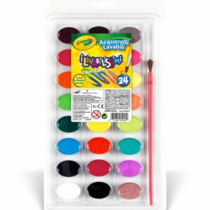 CRAYOLA 24 Acquerelli Lavabilissimi (1/2015) 53-0524