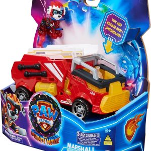 Paw Patrol The Mighty Movie, Camion dei Pompieri di Marshall, con Luci e Suoni, Spin Master 6067509