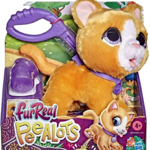 FurReal Peealots (Peluche Gattino interattivo Che passeggia e Fa la pipì), Hasbro E8949-E8931