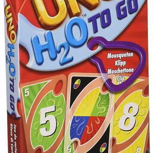 Carte da Gioco UNO H2O plastificate impermeabili con moschettone P1703