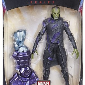 Marvel Captain Marvel - Statuetta con teschio, 15 cm