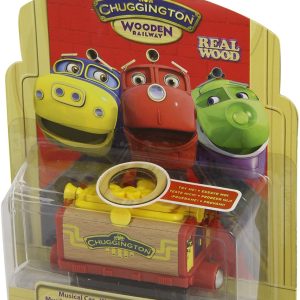 Chuggington LC56008 Musical Carriage Trenino in Legno - FUNZIONA CON BATTERIE MUSICALE