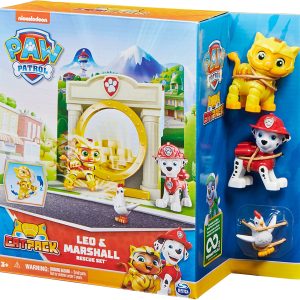 Paw Patrol, Set Gioco Cat Pack con personaggi Leo e Marshall, Spin Master 6064747