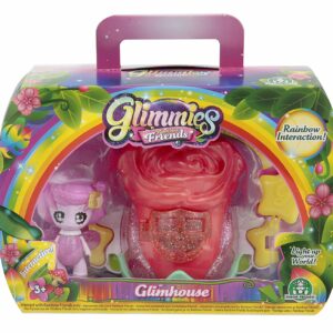 Giochi Preziosi - Glimmies Rainbow Friends Glimhouse, Rosa con Glimmies, Beelenia