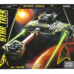 Star Trek, Set Costruzioni Incrociatore da Battaglia Klingon D7 di Mega Bloks DPH80