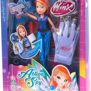 Winx Bloom Action Spy Light Up con Guanto per Bambina , Giochi Preziosi WNX35000