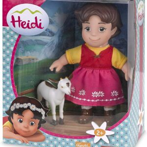 Heidi Personaggio con la sua capretta, 17 cm di Famosa 700012250