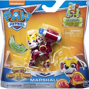 PAW PATROL Mighty Pups Super Paws Marshall di Spin Master 6052293