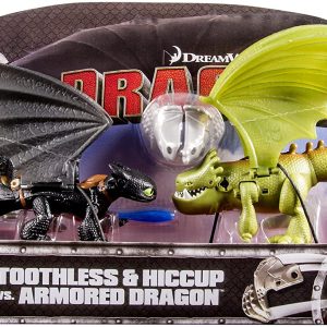 NOVITA'  Dragons - Toothless & Hiccup vs. Armored Dragon