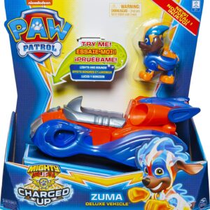 NOVITA' PAW Patrol, Mighty Pups Charged Up ZUMA, con luci e suoni, Spin Master 6055753 NOVITA' NATALE