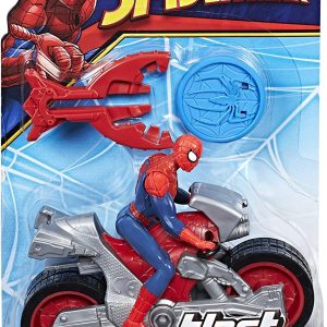 Marvel Spiderman - veicolo Blast & Go Spider Man, B9994-B9705 Hasbro