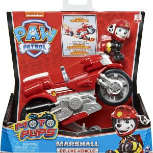 Paw Patrol, MARSHALL MOTO Rescue Racers con funzione, Spin Master