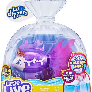 Little Live Pets Lil' Dippers Single Pack - Seaqueen - aquaritos di Giochi Preziosi LP101000