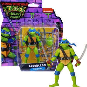 Turtles Movie Leonardo - Tartarughe Ninja personaggio base 12 cm, Giochi Preziosi TU805000