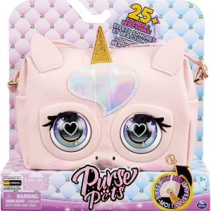 Purse Pets Borsetta Interattiva Cucciolo Glamicorn Unicorn, Spin Master 6060753