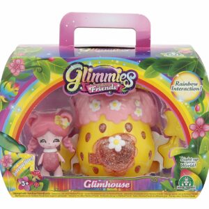 Giochi Preziosi - Glimmies Rainbow Friends Glimhouse, Fragola con Glimmies, Orsadora