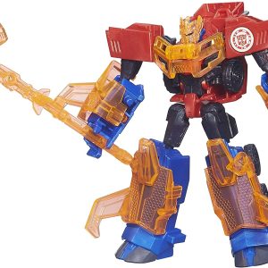Transformers Robots in Disguise Decepticon Hunter Optimus Prime VS Decepticon Bludgeon COLLEZZIONE B4713