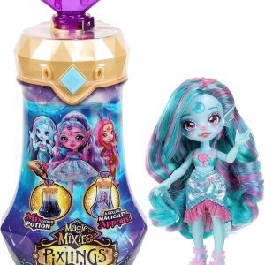 Magic Mixies Pixlings,1 Mixies Doll Pixlings Sirena - Marena Aqua, Giochi Preziosi MGX12000