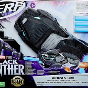 Marvel Studios, Black Panther, Vibranium, Guanto da Combattimento Shuri con 3 Dardi, Legacy Collection, E0872 Hasbro
