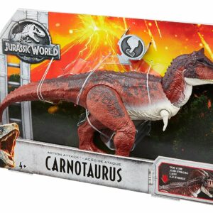 Jurassic World - Carnotaurus dinosauro Azione e Attacco di Mattel FMW89