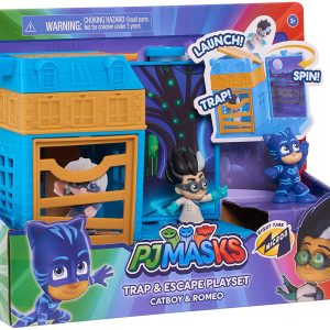 PJ Masks - Acchiappa e Scappa Playset (Gattoboy e Romeo)