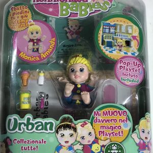 Konnichiwa Babies - 1 Blister personaggio Monica Amanda + Playset Pop-Up inluso Giochi Preziosi GPZ11845