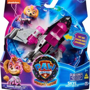 Paw Patrol, Jet di Skye The Mighty Movie, con Luci e Suoni, Spin Master 6067506