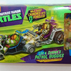 Turtles, Tartarughe Ninja Buggies di Leonardo e Donatello con personaggio Leonardo incluso 94030