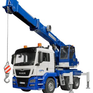 Man Tgs Camion Autogru con luci e suoni Bruder 03770