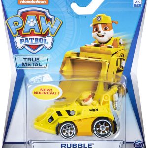 Spin Master Paw Patrol Rubble Diecast Car in Metallo