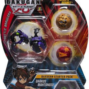 Bakugan NWE Serie Formata da 3 Bakugan Starter Pack Bakugan DARKUS MANTONOID