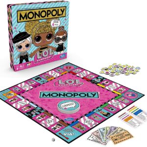Monopoly L.O.L. Surprise, Gioco in Scatola in italiano di Hasbro E7572