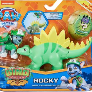 PAW Patrol, Dino Rescue Rocky and Dinosauro Stegosaurus, Spin Master  6058512
