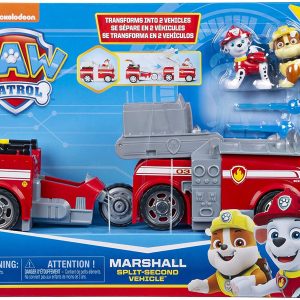 PAW Patrol, camion dei pompieri 2-in-1 trasformabile Marshall di Spin Master 6055931