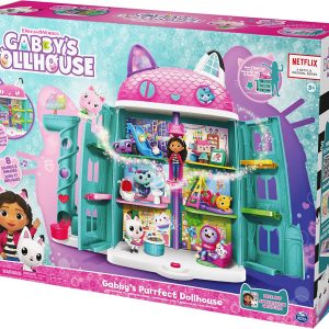 Gabby's Dollhouse, Playset casa delle bambole di Gabby, set con luci e suoni, Spin Master 6060414