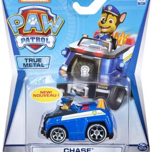 Spin Master Paw Patrol Chase Diecast Car in Metallo