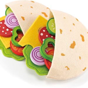 hape Educo Healthy Gourmet Pita Pocket Lunch - crea il tuo panico con ingredienti preferiti